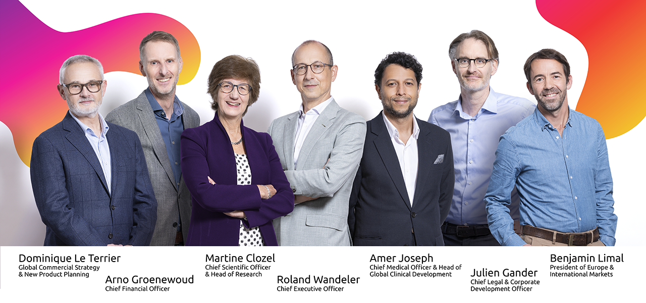 Image of the Idorsia Executive Committee