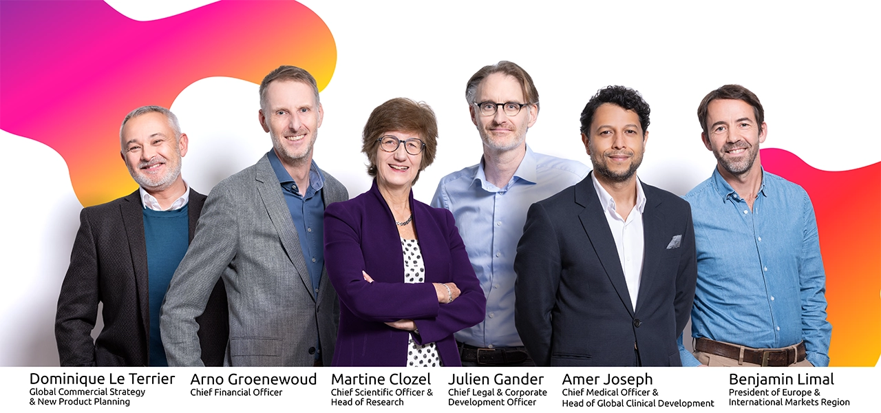 Image of the Idorsia Executive Committee